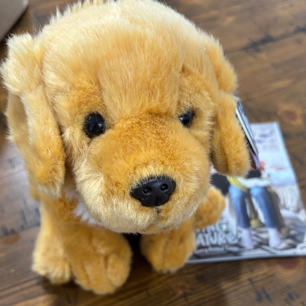 Plush Golden Dog Toy